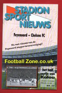 Feyenoord v Chelsea 2000 - Holland Dutch