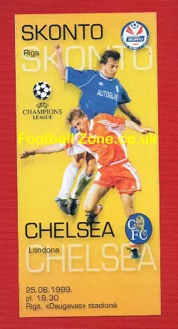 Skonto v Chelsea 1999