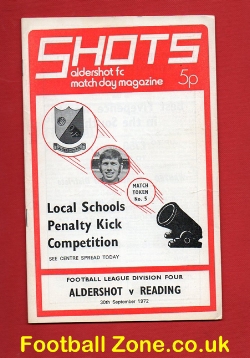 Aldershot v Reading 1972 + League Review