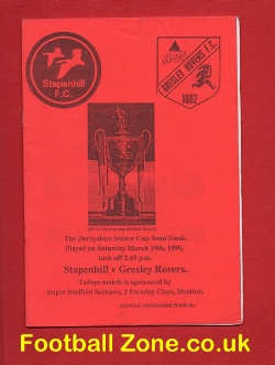 Stapenhill v Gresley Rovers 1990 – Senior Cup Semi Final