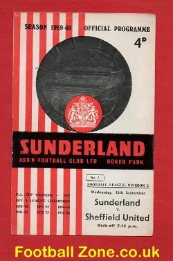 Sunderland v Sheffield United 1959
