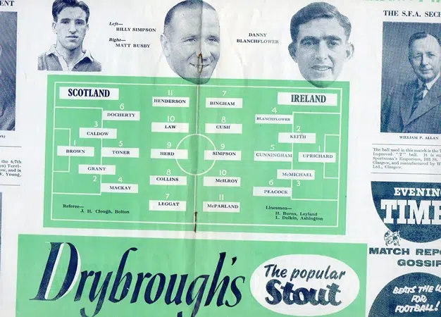 Scotland v Ireland 1958