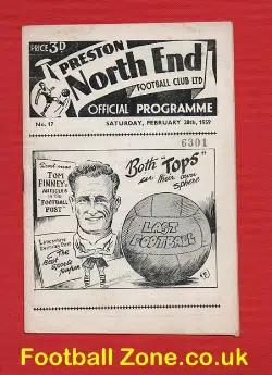 Preston North End v Blackburn Rovers 1959