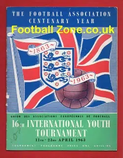 International Youth Tournament 1963 – Youths Wembley