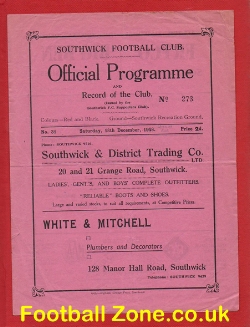 Southwick v Lancing 1948 – Royal Ulster Rifles Cup