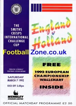 England v Holland 1992