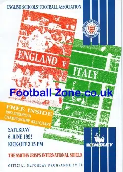 England v Italy 1992