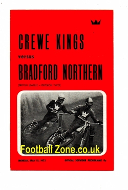 Crewe Speedway v Bradford 1972