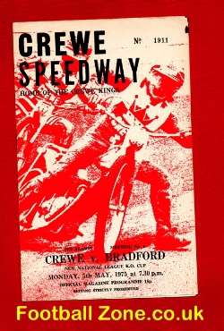 Crewe Speedway v Bradford 1975