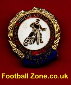 British Riders Final Speedway Badge 1977 Belle Vue