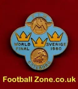 World Speedway Final 1980 Speedway Badge Sverige