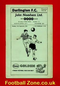 Darlington v Rotherham United 1961