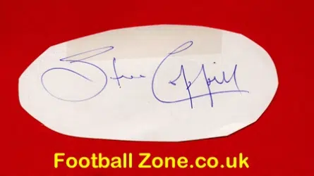 Manchester United Steve Coppell Autograph