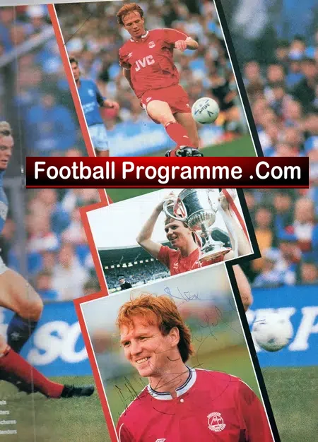 Alex McLeish Testimonial Benefit Aberdeen 1989 Multi Autographs