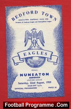 Bedworth Town v Nuneaton Borough 1959