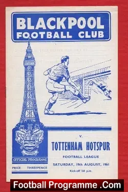 Blackpool v Tottenham 1961