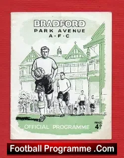 Bradford Park Avenue v Torquay United 1962 – Signed