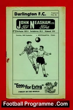 Darlington v Northampton Town 1959