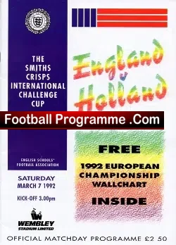 England v Holland 1992