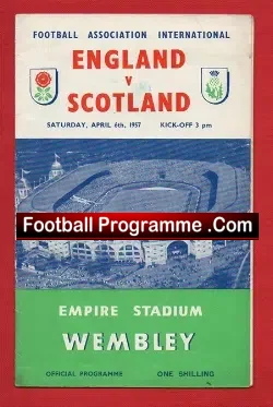 England v Scotland 1957