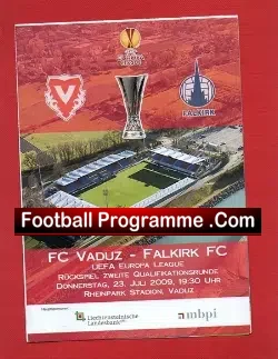 FC Vaduz v Falkirk 2009 – Europa Cup Liechtenstein