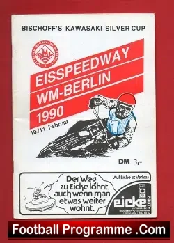 Germany Speedway Programme 1990 – Berlin – Kawasaki Silver Cup