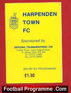 Harpenden Town v Winslow United 1992