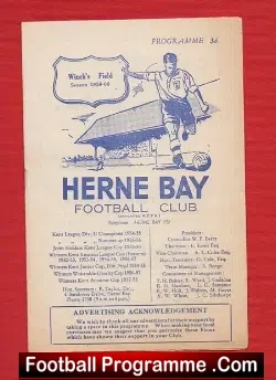 Herne Bay v Norsemen 1960 – Norse