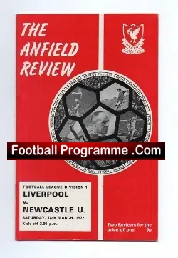 Liverpool v Newcastle United 1972