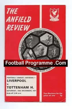 Liverpool v Tottenham 1971