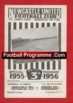 Newcastle United v Sunderland 1956 – FA Cup