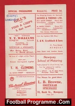 Newquay v Camelford 1960s