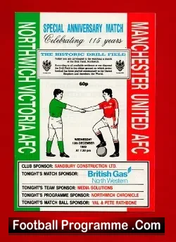 Northwich Victoria v Manchester United 1989 – Man Utd