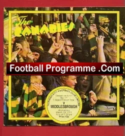 Norwich City v Middlesbrough 1977