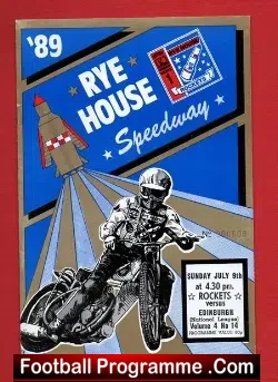 Rye House Speedway v Edinburgh 1989