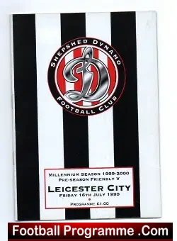 Shepshed Dynamo v Leicester City 1999 – Pre Season