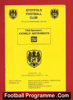 Stotfold v Eaton Bray 1984