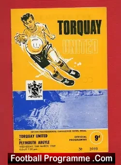 Torquay United v Plymouth Argyle 1969