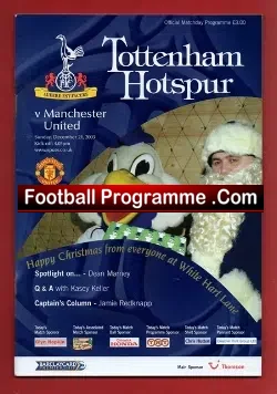 Tottenham Hotspur v Manchester United 2003
