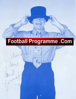 Tottenham Spurs Paul Gascoigne Autograph Picture – Double Sided
