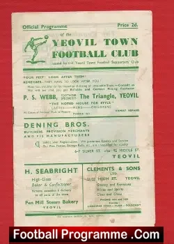 Yeovil Town v Merthyr Tydfil 1948