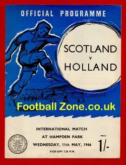 Scotland v Holland 1966 - Netherlands