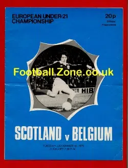 Scotland v Belgium 1979 - Under 21