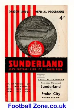 Sunderland v Stoke City 1960
