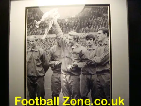 Manchester United - Multi Signed Legends - Best - Law - Charlton