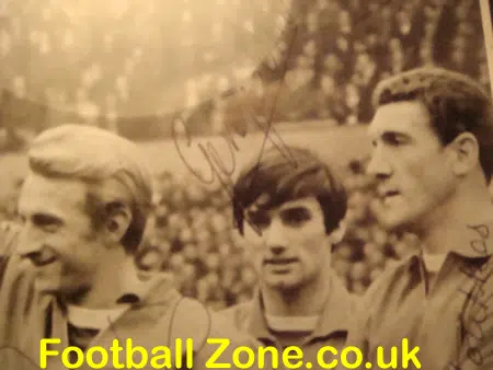 Manchester United - Multi Signed Legends - Best - Law - Charlton