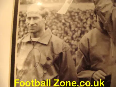 Manchester United - Multi Signed Legends - Best - Law - Charlton