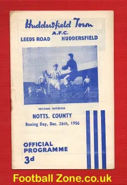 Huddersfield Town v Notts County 1956 - Denis Law 1st Home Game