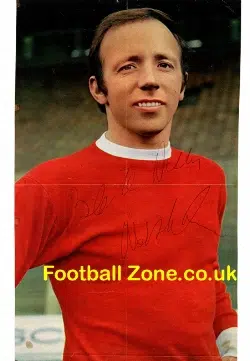 Manchester United Nobby Stiles Signed Picture
