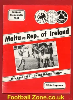 Malta v Ireland 1983 – European Championship